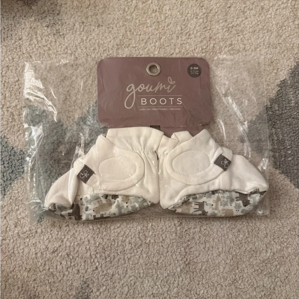 Goumi Baby Booties, 0-3 months